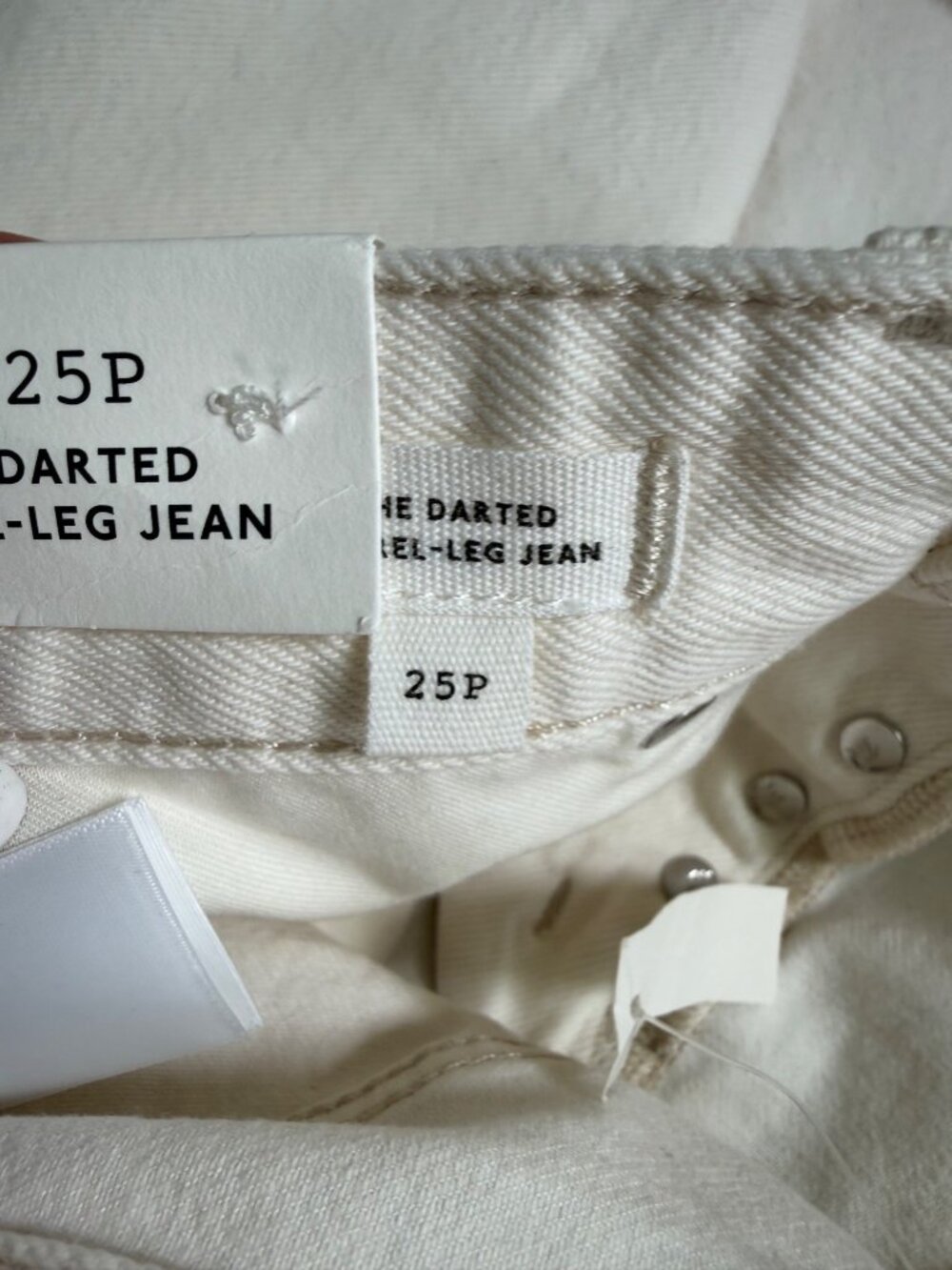 NWT Madewell Darted Barrel Leg Jeans Size 25 Petite Vintage Canvas Preppy Trendy - Picture 14 of 16